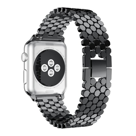 NEW Adjustable Stainless Steel Strap band For Apple Watch Black - Picture 1 of 6